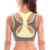 SYROKAN Damen Doppellagiger Sport BH – Racerback,ohne Bügel,ungepolsterte Cups