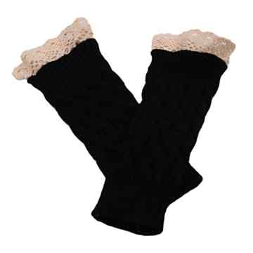 Sannysis Spitze Strick Fringe warme Handschuhe