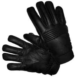Schwarze mit Fell Gefütterte Lederhandschuhe Von Blok-IT – Halten Sie Ihre Hände Mit Diesen Stilvollen und Bequemen Winterhandschuhen Warm