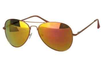 Sense42 verspiegelte Pilotenbrille Fliegerbrille Sonnenbrille Aviator Brille in verschiedenen Farben mit flexiblen Federscharnier Bügel im Brillenbeutel