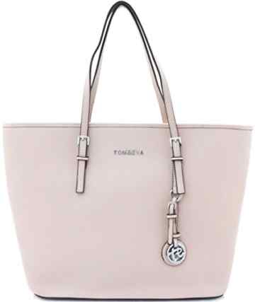 Shopper Tasche Handtasche Rosa Rose Tom & Eva Schultertasche