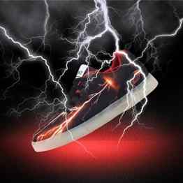 Sibba Leuchtende LED Sportschuhe Sneaker Aufladen 7 Lichtfarbe Auswahl Unisex Turnschuhe