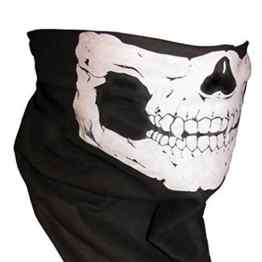 Skeleton Schädel Bandana Snowboard Skifahren Motorrad Biking Rave Maske Paintball