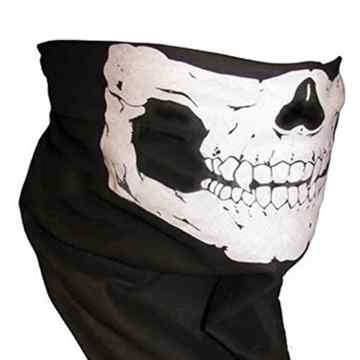 Skeleton Schädel Bandana Snowboard Skifahren Motorrad Biking Rave Maske Paintball