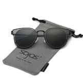 SojoS Schick Klassische Retro Rund UV Schützen Polarisiert Sonnenbrille für Damen und Herren SJ1057