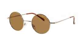 Sonnenbrille John Runde Retro / Hippe Brille 60er-Jahre ‚Lennon‘ Stil / Runde Brillengläser / Polarisierte Gläser / R2317
