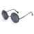Sonnenbrille Unisex Rund Hippie Brille John Lennon getönt 400UV langer Steg