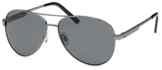 Sonnenbrille mit Edelstahlrahmen und polarisierten Gläsern – mit Hardcase
