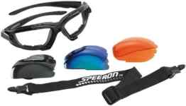 Speeron Sport-Sonnenbrille mit Kopfband und 3 Wechsel-Glsern