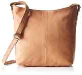 Spikes & Sparrow Damen Schultertasche, Beige (Camel), 8x27x25 cm