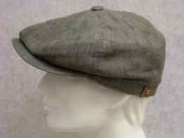 Stetson Herren Leinen Hatteras cap Schwarz