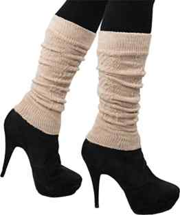 Stulpen Legwarmer mit Wolle für Arm und Bein