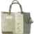 Sunsa Damen Vintage Tasche Schultertasche Handtasche Umhängetasche Sporttasche Wochenendtasche aus Canvas & Leder 42 x 35 x 10cm