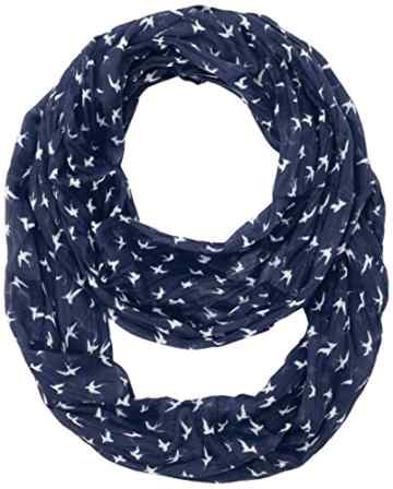 TOM TAILOR Damen Umschlagtuch Printed Crinkle Loop