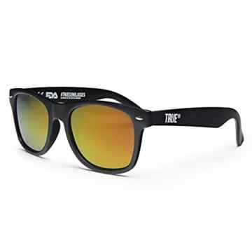 TRUE Original Unisex Verspiegelte Polarisierte Sonnenbrille Wayfarer Stil UV400