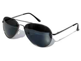 Tedd Haze Federscharnier-Pilotenbrille mit Brillen Beutel