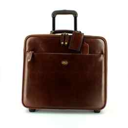 The Bridge Story Viaggio Pilotenkoffer Business-Trolley Leder 46 cm Laptopfach