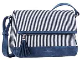 Tom Tailor Acc Damen Marina Schultertasche, Blau (Blau), 10x22x32 cm