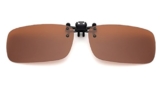 UK1stChoice-Zone Polarisierte Unisex Sonnenbrillen Klipp auf Sonnenbrille Gläsern Brille Sun-ClipON1302 (Nur geeignet für die Gläser mit Brücke Dicke weniger als 2,5 mm)