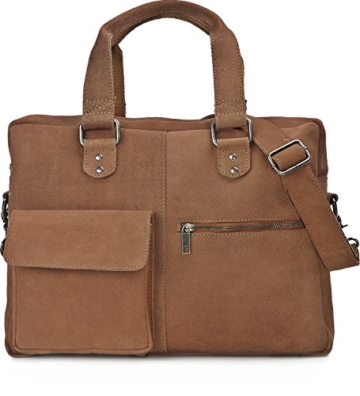 URBAN FOREST, Unisex, Messengerbags, Ledertasche, Vintage-Optik, Business-Bags, Aktentaschen, Laptoptaschen, Notebooktaschen, Handtaschen, Umhängetaschen, DIN-A4, Braun, Cognac, 39x30x11cm