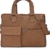 URBAN FOREST, Unisex, Messengerbags, Ledertasche, Vintage-Optik, Business-Bags, Aktentaschen, Laptoptaschen, Notebooktaschen, Handtaschen, Umhängetaschen, DIN-A4, Braun, Cognac, 39x30x11cm