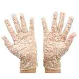 URSFUR Damen Schöne Baumwoll Sommer Sonnenschutz Handschuhe brauthandschuhe Netzhandschuhe