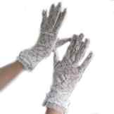 URSFUR Damen Schöne Hochwertige Baumwoll Sommer Sonnenschutz Handschuhe Netzhandschuhe spitzenhandschuhe