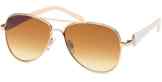 UVprotect® Damen Aviator style Sonnenbrille metall Rahmen W21