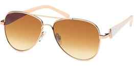 UVprotect® Damen Aviator style Sonnenbrille metall Rahmen W21