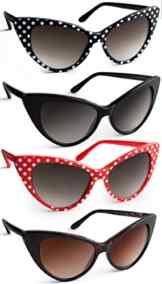 UVprotect® Damen Sonnenbrille im Retro 50er Cateye Design – UV400 – W45