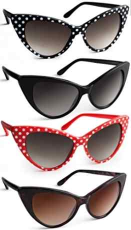 UVprotect® Damen Sonnenbrille im Retro 50er Cateye Design – UV400 – W45