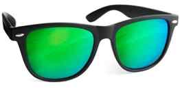 UVprotect® Sonnenbrille Wayfarer Design verspiegelt W02