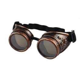 Ularmo Cool Outfit!!! Weinlese-Art Steampunk Goggles Welding Punk Brille Cosplay