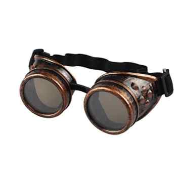Ularmo Cool Outfit!!! Weinlese-Art Steampunk Goggles Welding Punk Brille Cosplay