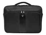 V7 Professional II slim Business Laptop Tasche für Notebooks bis 17 Zoll, wetterbeständiges 420D Nylon, schwarz