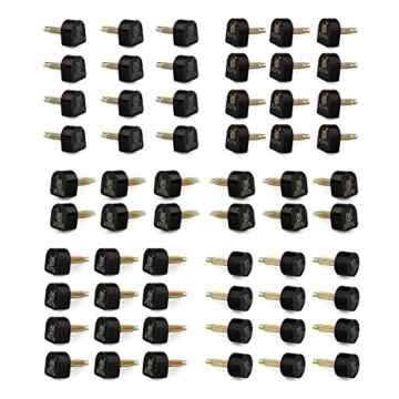 VERY100 Stiftabsätze Set Steckfleche Pfennigabsätze Absätze Steckfleckabsätze