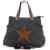 Vain Secrets Canvas Sternen Shopper Damen Handtasche