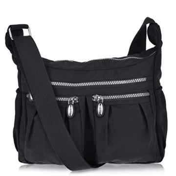 Vbiger Henkeltasche Umhängetasche Schultertasche Leichte Schultertasche für Damen Kinder Unisex