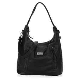 Veevan Damen Vintage Hobo Soft Leder Henkeltasche Handtasche Schultertasche