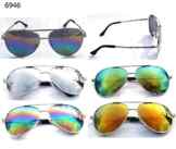 Verspiegelte Aviator Fliegerbrille Pornobrille Blickdicht in vielen Farbkombinationen Klassische Pilotenbrille Damen&Herren Unisex Sonnenbrille Modell 6941-6947
