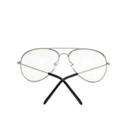 Vintage Pilotenbrille Herren Damen Mit Fensterglas