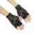 WINOMO Ein Paar der Spitze Fingerlose Handschuhe Gothic Handgelenk Hochzeit Party Handschuhe (schwarz)