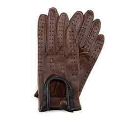 WITTCHEN Damen Lederhandschuhe Damenhandschuhe, Blau/Braun/Gelb/Grau/Grün/Rot/Schwarz, Größe:V/S/M/L/XL, Naturleder, Leder, 46-6-292-X
