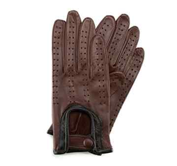 WITTCHEN Damen Lederhandschuhe Damenhandschuhe, Blau/Braun/Gelb/Grau/Grün/Rot/Schwarz, Größe:V/S/M/L/XL, Naturleder, Leder, 46-6-292-X