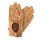 WITTCHEN Damen Lederhandschuhe Damenhandschuhe, Braun/Gelb/Grau/Grün/Rosa/Rot/Schwarz/Silber/Türkis/Violett, Größe:V/S/M/L/XL, Naturleder, Leder, 46-6-290-X