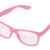 Wayfarer Partybrille 1980 style Retro Atzen Nerdbrille Hornbrille Sonnenbrille Klarglas