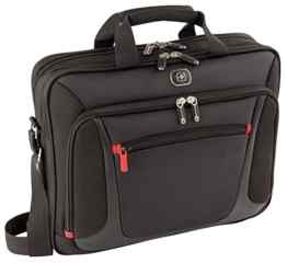 Wenger 600643 SENSOR 15″ MacBook Pro Briefcase with iPad Pocket (Black)