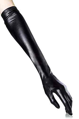 Wetlook Lack Fetisch Handschuhe schwarz