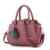 Wewod Damen Frauen PU Leder Handtasche Umhängetasche Schultertasche Tote Tasche Henkeltaschen Abendtaschen mit Ball anhänger 24x 21x 10cm