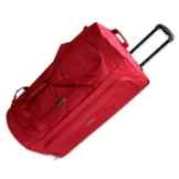 XXL Reisetrolley Modell „Jumboo“ 75cm Koffer Rolltasche Sporttasche 120l in rot inkl. Reisetaschenlampe